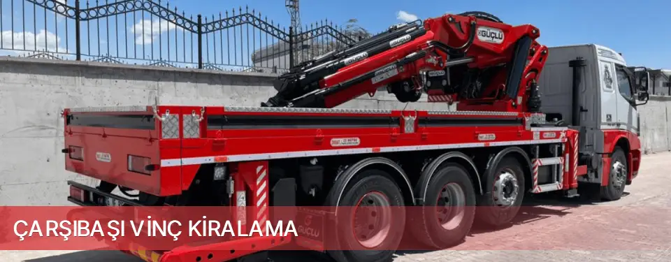 Çarşıbaşı İlçemi Vinç Kiralama
